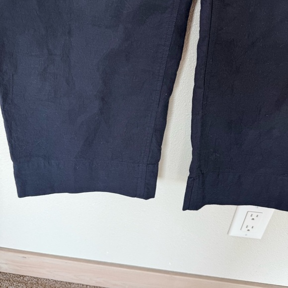 APIECE APART Classic Merida High Waist Wide Leg Pant Navy Business Casual Size 8 - Picture 6 of 15